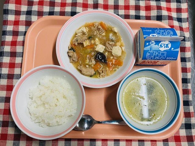 ピリッと辛いお豆腐料理♪