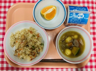 今日は冬至献立でーす！